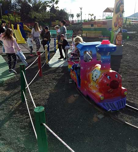 Guayparque atractión mini tren